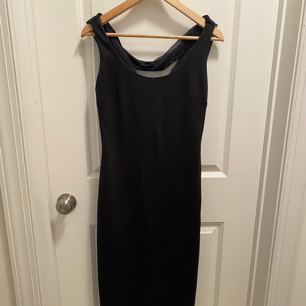 NWT & Perfect for NYE - Elie Tahari Bristol Cowl-Neck Dress in Black
